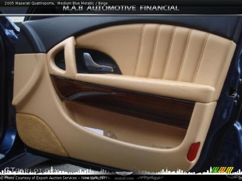 Medium Blue Metallic / Beige 2005 Maserati Quattroporte