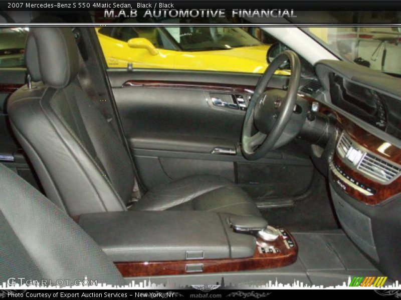 Black / Black 2007 Mercedes-Benz S 550 4Matic Sedan