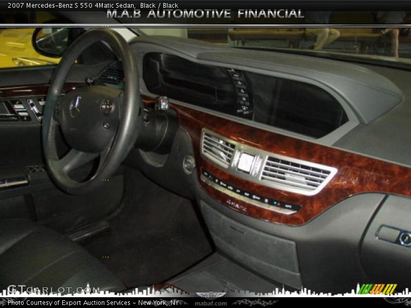 Black / Black 2007 Mercedes-Benz S 550 4Matic Sedan