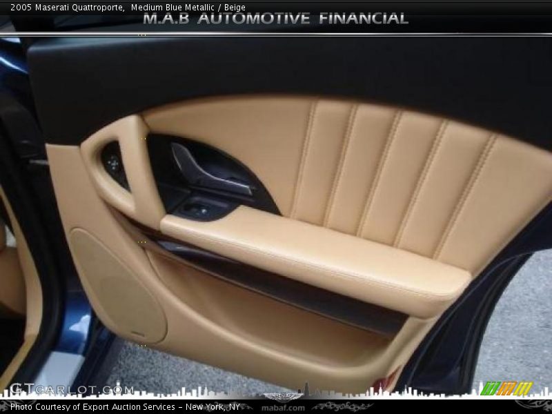 Medium Blue Metallic / Beige 2005 Maserati Quattroporte