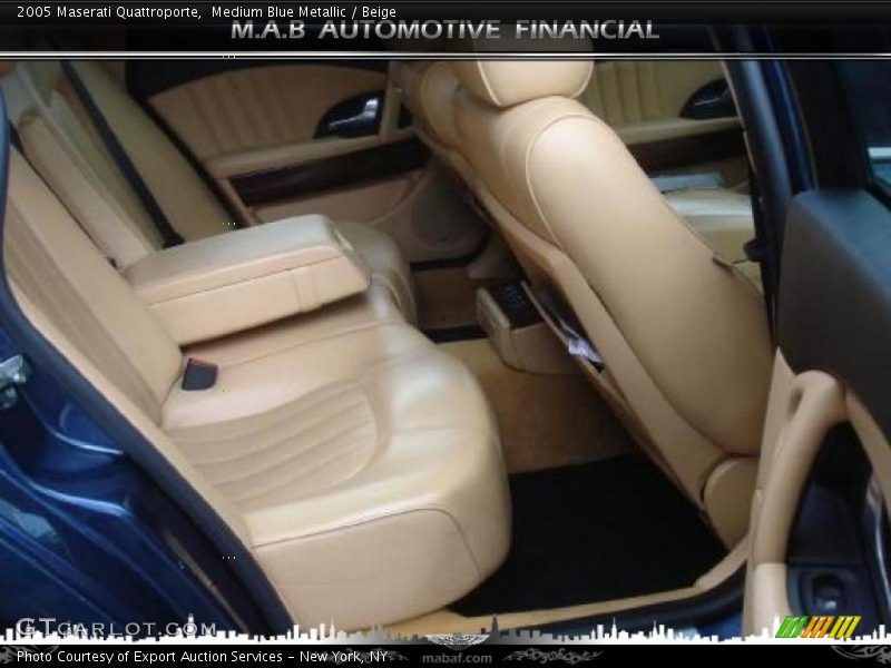 Medium Blue Metallic / Beige 2005 Maserati Quattroporte