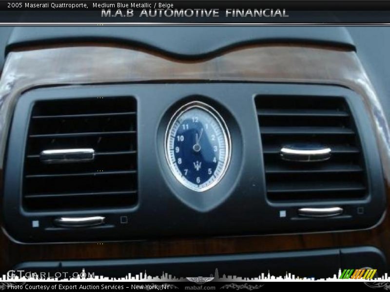 Medium Blue Metallic / Beige 2005 Maserati Quattroporte