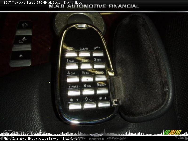 Black / Black 2007 Mercedes-Benz S 550 4Matic Sedan