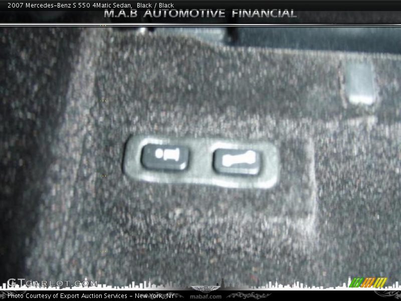Black / Black 2007 Mercedes-Benz S 550 4Matic Sedan