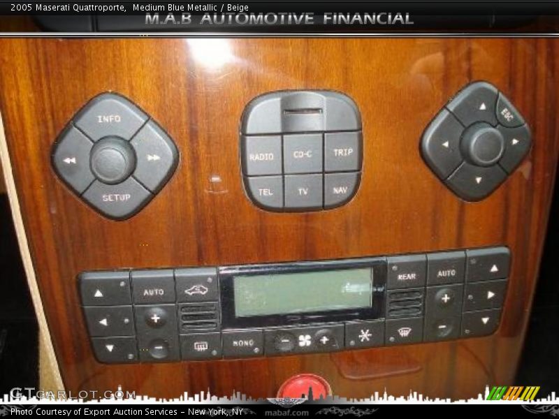 Medium Blue Metallic / Beige 2005 Maserati Quattroporte