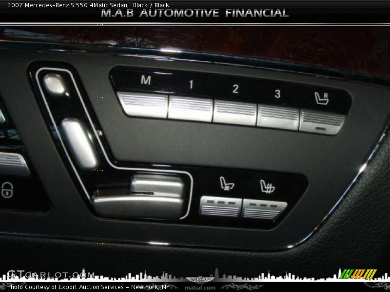 Black / Black 2007 Mercedes-Benz S 550 4Matic Sedan