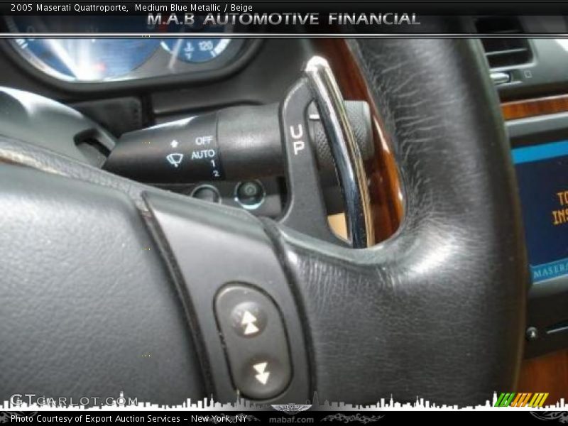 Medium Blue Metallic / Beige 2005 Maserati Quattroporte