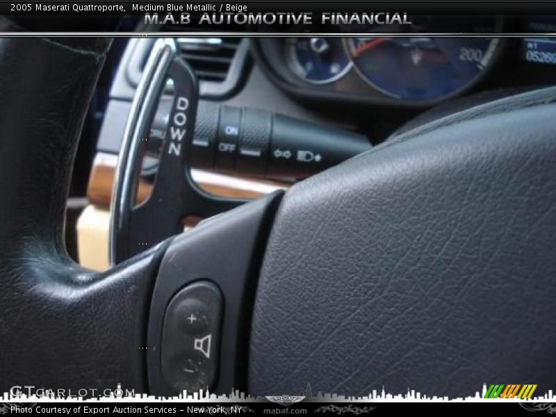 Medium Blue Metallic / Beige 2005 Maserati Quattroporte