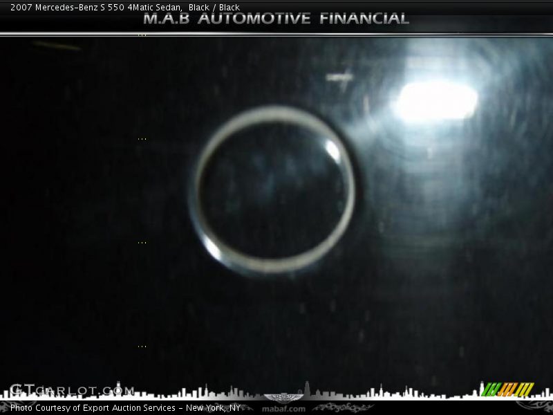 Black / Black 2007 Mercedes-Benz S 550 4Matic Sedan