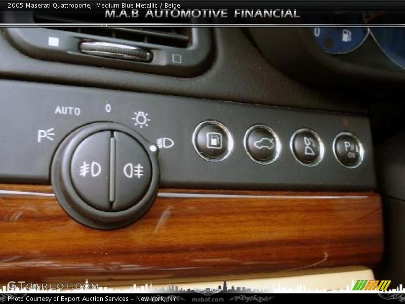 Medium Blue Metallic / Beige 2005 Maserati Quattroporte