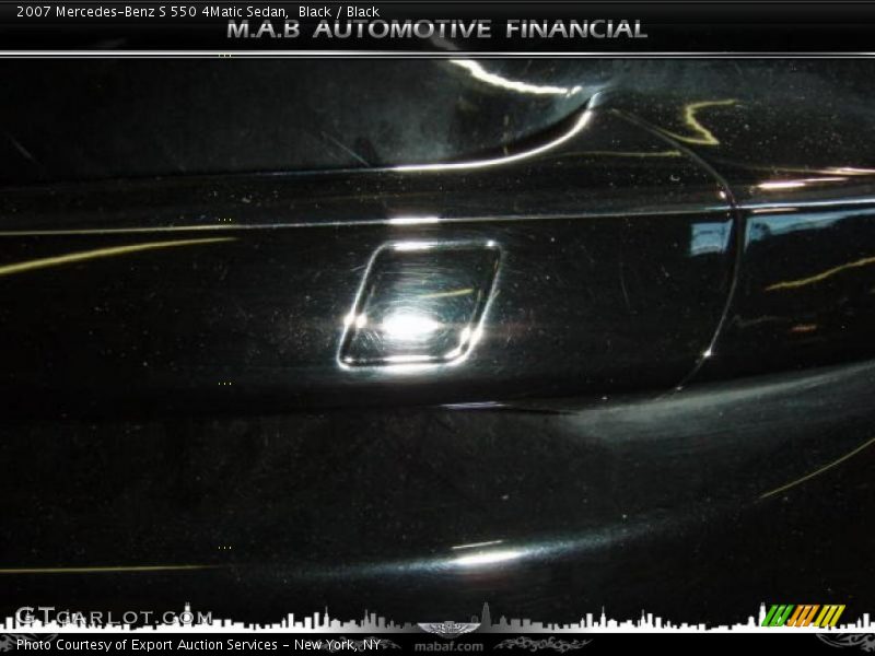 Black / Black 2007 Mercedes-Benz S 550 4Matic Sedan