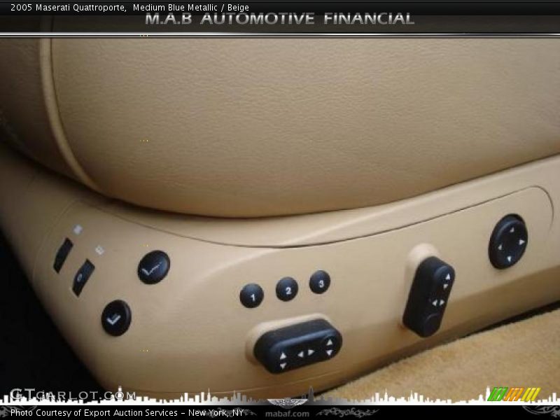 Medium Blue Metallic / Beige 2005 Maserati Quattroporte