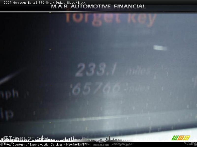 Black / Black 2007 Mercedes-Benz S 550 4Matic Sedan
