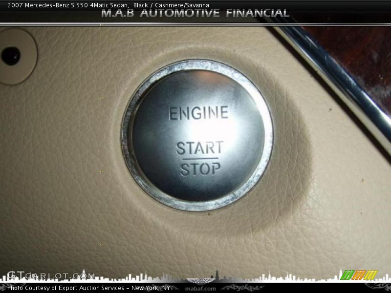 Black / Cashmere/Savanna 2007 Mercedes-Benz S 550 4Matic Sedan