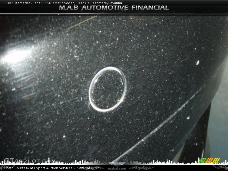 Black / Cashmere/Savanna 2007 Mercedes-Benz S 550 4Matic Sedan