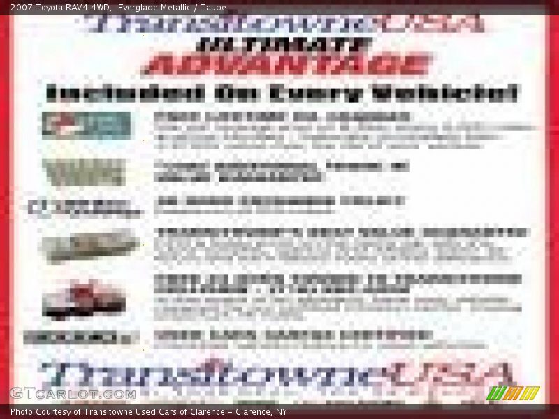 Everglade Metallic / Taupe 2007 Toyota RAV4 4WD