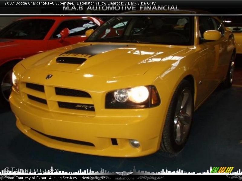 Detonator Yellow Clearcoat / Dark Slate Gray 2007 Dodge Charger SRT-8 Super Bee