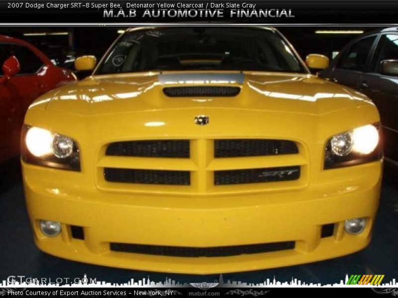 Detonator Yellow Clearcoat / Dark Slate Gray 2007 Dodge Charger SRT-8 Super Bee