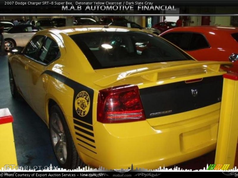 Detonator Yellow Clearcoat / Dark Slate Gray 2007 Dodge Charger SRT-8 Super Bee