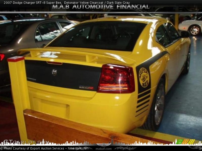 Detonator Yellow Clearcoat / Dark Slate Gray 2007 Dodge Charger SRT-8 Super Bee