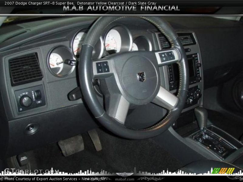 Detonator Yellow Clearcoat / Dark Slate Gray 2007 Dodge Charger SRT-8 Super Bee