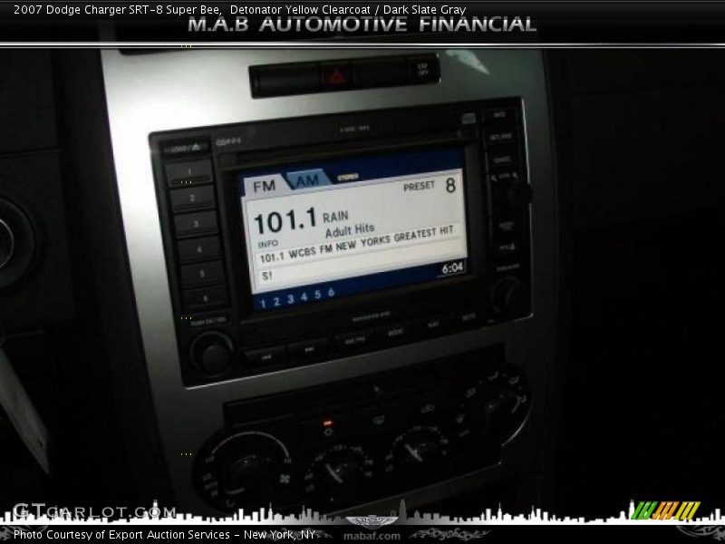 Detonator Yellow Clearcoat / Dark Slate Gray 2007 Dodge Charger SRT-8 Super Bee