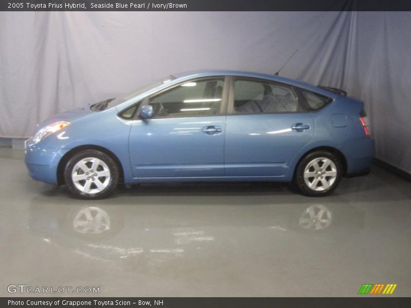 Seaside Blue Pearl / Ivory/Brown 2005 Toyota Prius Hybrid
