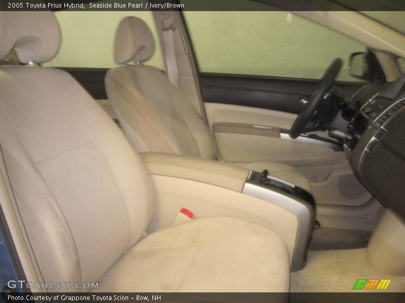 Seaside Blue Pearl / Ivory/Brown 2005 Toyota Prius Hybrid