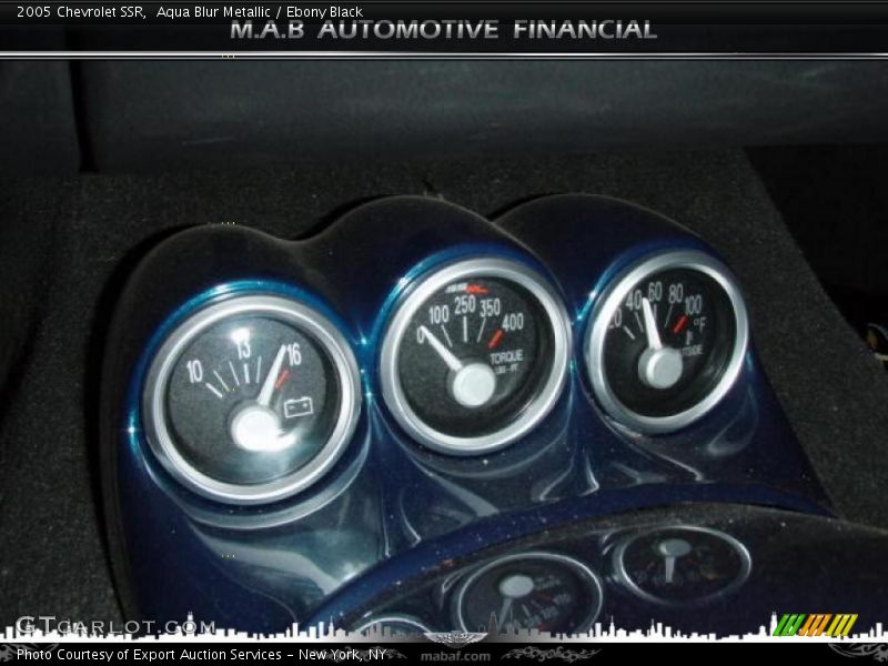 Aqua Blur Metallic / Ebony Black 2005 Chevrolet SSR