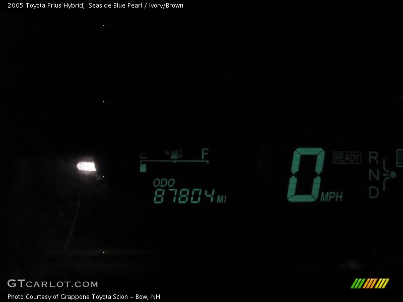 Seaside Blue Pearl / Ivory/Brown 2005 Toyota Prius Hybrid
