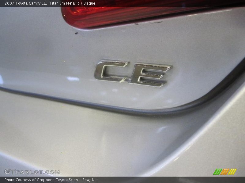 Titanium Metallic / Bisque 2007 Toyota Camry CE