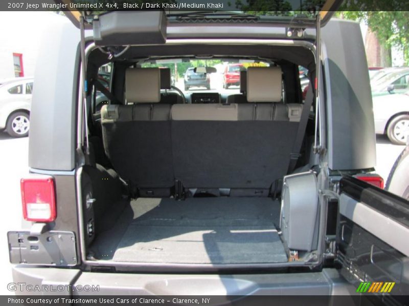 Black / Dark Khaki/Medium Khaki 2007 Jeep Wrangler Unlimited X 4x4
