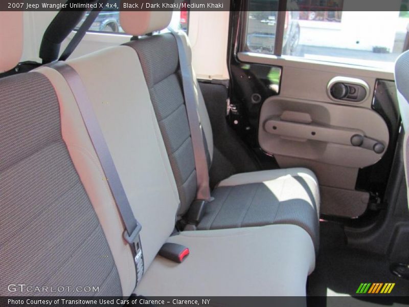 Black / Dark Khaki/Medium Khaki 2007 Jeep Wrangler Unlimited X 4x4
