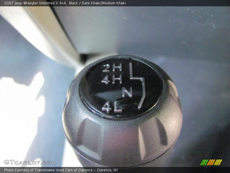 Black / Dark Khaki/Medium Khaki 2007 Jeep Wrangler Unlimited X 4x4