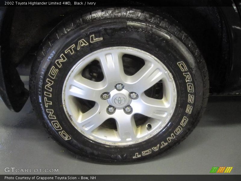 Black / Ivory 2002 Toyota Highlander Limited 4WD