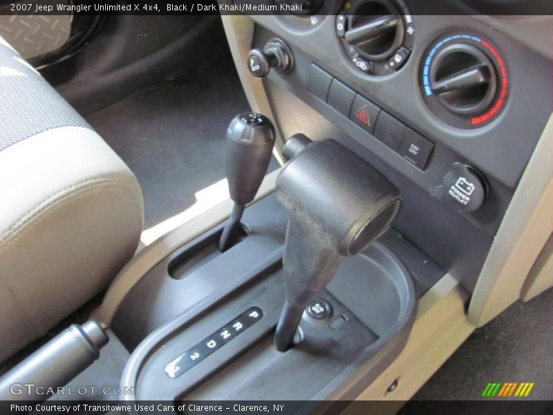 Black / Dark Khaki/Medium Khaki 2007 Jeep Wrangler Unlimited X 4x4