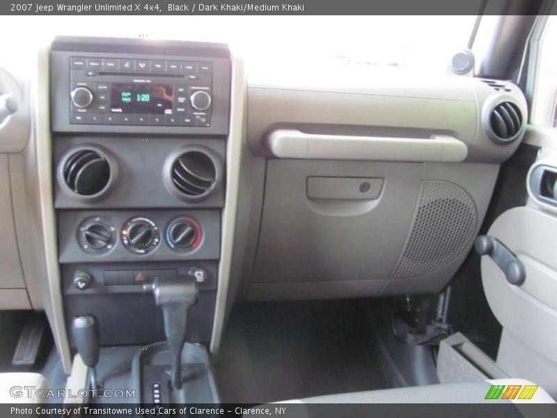 Black / Dark Khaki/Medium Khaki 2007 Jeep Wrangler Unlimited X 4x4