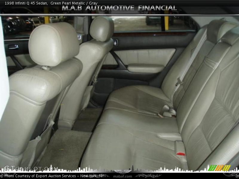 Green Pearl Metallic / Gray 1998 Infiniti Q 45 Sedan
