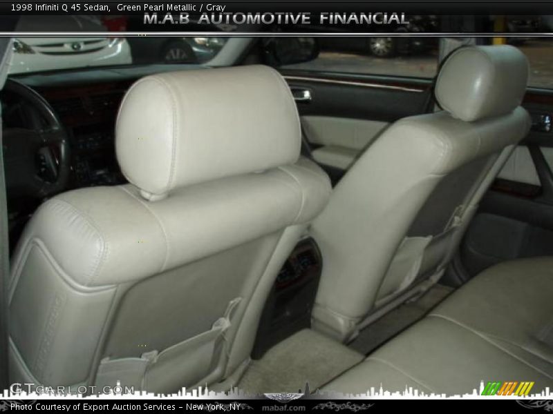 Green Pearl Metallic / Gray 1998 Infiniti Q 45 Sedan
