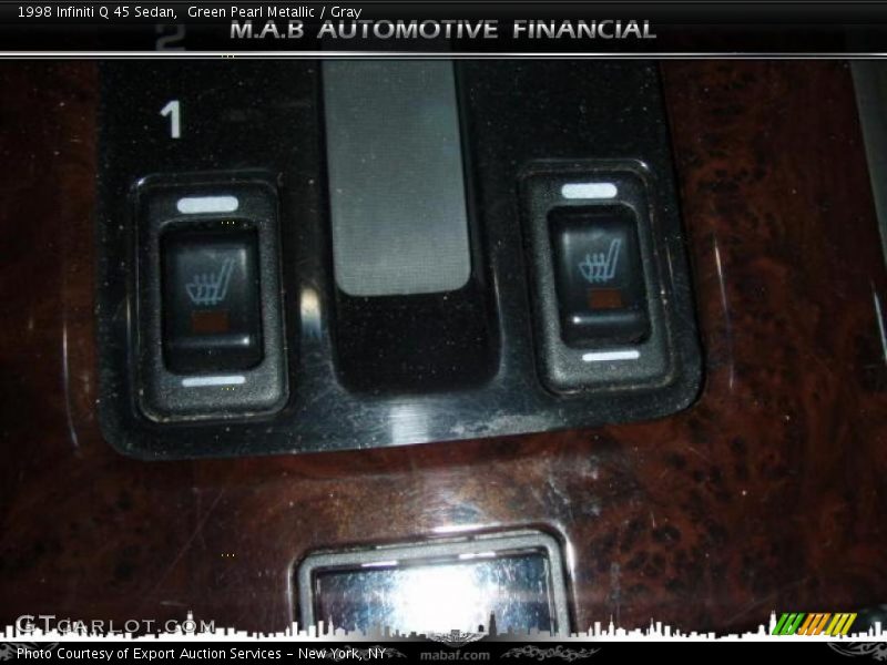 Green Pearl Metallic / Gray 1998 Infiniti Q 45 Sedan