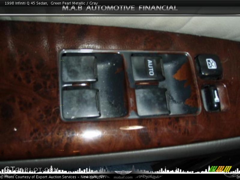Green Pearl Metallic / Gray 1998 Infiniti Q 45 Sedan