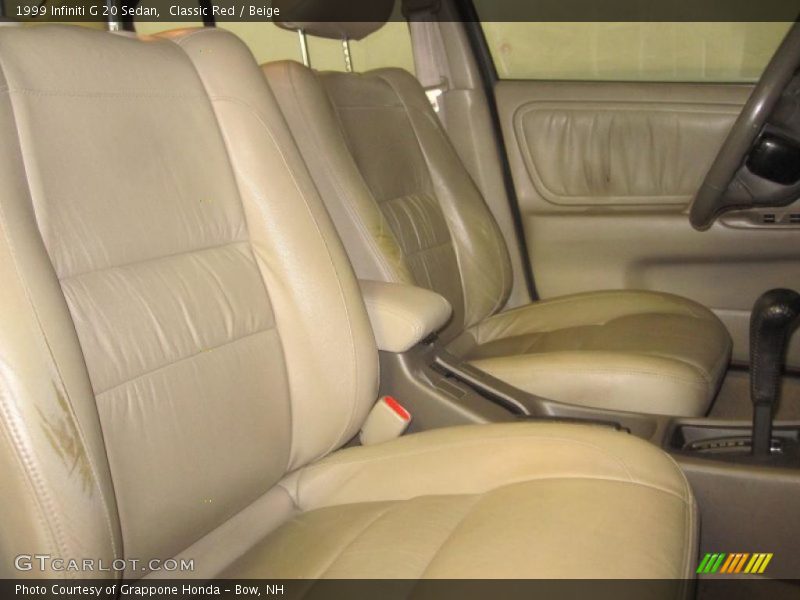 Classic Red / Beige 1999 Infiniti G 20 Sedan