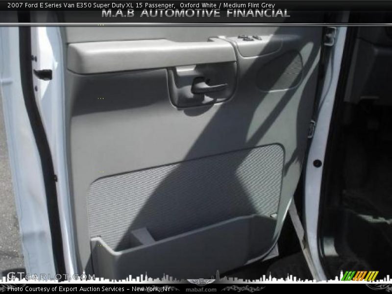 Oxford White / Medium Flint Grey 2007 Ford E Series Van E350 Super Duty XL 15 Passenger