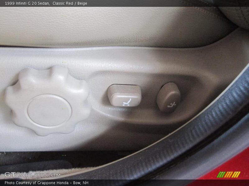 Classic Red / Beige 1999 Infiniti G 20 Sedan