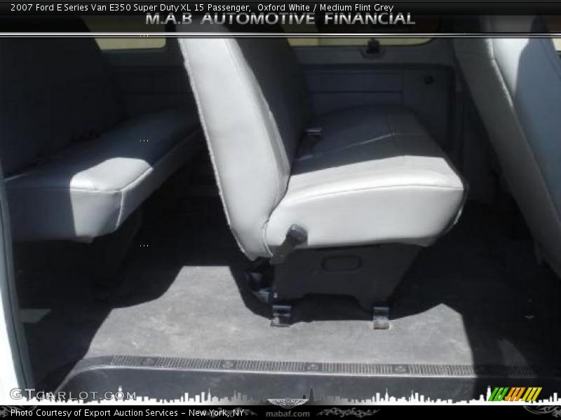 Oxford White / Medium Flint Grey 2007 Ford E Series Van E350 Super Duty XL 15 Passenger