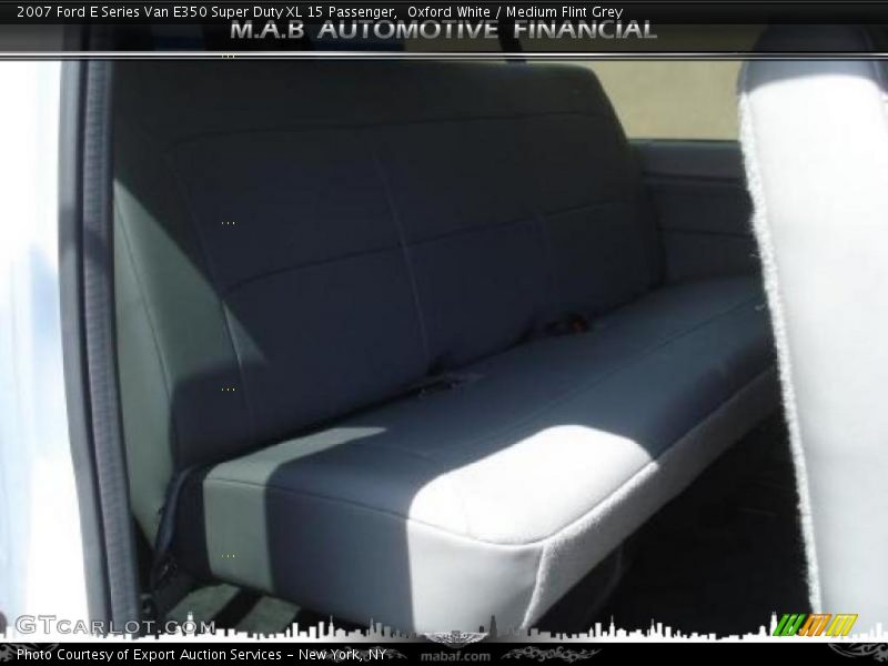 Oxford White / Medium Flint Grey 2007 Ford E Series Van E350 Super Duty XL 15 Passenger