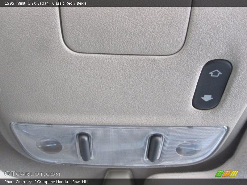 Classic Red / Beige 1999 Infiniti G 20 Sedan