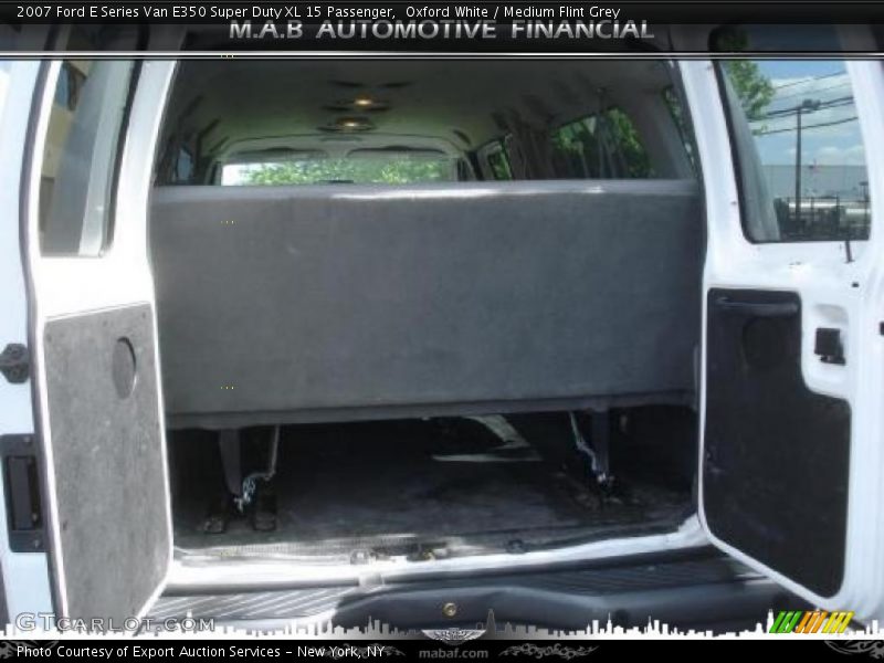 Oxford White / Medium Flint Grey 2007 Ford E Series Van E350 Super Duty XL 15 Passenger