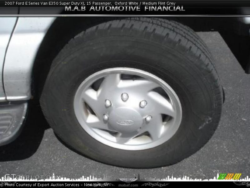 Oxford White / Medium Flint Grey 2007 Ford E Series Van E350 Super Duty XL 15 Passenger
