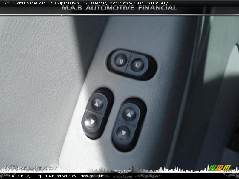 Oxford White / Medium Flint Grey 2007 Ford E Series Van E350 Super Duty XL 15 Passenger